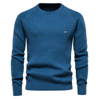 Falk | Pullover mit Karomuster in Blau
