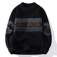 Clara | Herren-Strickpullover nordisch & stylisch in Schwarz