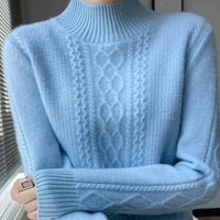 Fluffonia Turtleneck in Himmelblau