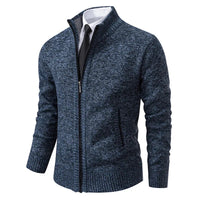 Anton | Eleganter Premium-Cardigan in Blau