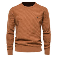 Unifarbener Pullover für Männer - GREG in Gelb