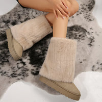 Miranda | Gepolstert Flexibel Stiefel in Khaki