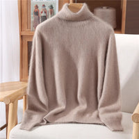 Marlowe Mink Cashmere Knit in Camel