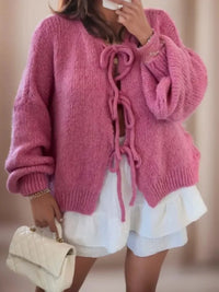 Elira | Damen Langarm-Cardigan in Rosa