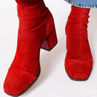 Elisa | Damen Stiefeletten modern und zeitlos in Rot