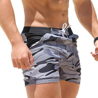 Trent  | Elite kurze Badehose – Selbstvertrauen bei jedem Schritt in Grau