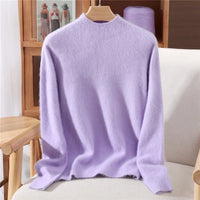 Aurielle Cashmere Soft Knit in Lavender Purple