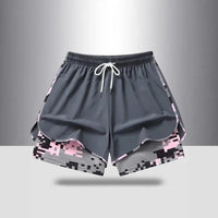 Corelle™ Shorts mit integriertem Innenfutter und maximalem Komfort in Dunkelgrau
