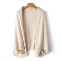 Aurelia Wool Shawl in Creme
