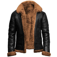 Imogen™ - Warme Lederjacke in Braun