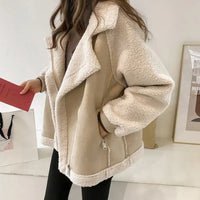 Élodie Shearling Jacket in Beige