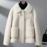 Sofia Fleece Jacket in Beige