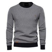 Steinmann | Herrenpullover mit Rautenmuster in Schwarz