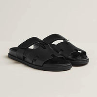 Damen Sandalen Klettverschluss Moderne Sohle in Schwarz