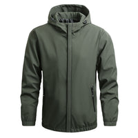 Leon | Elegante winddichte Herrenjacke in Grün