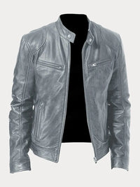 Zarek – Stilvolle Freizeitjacke in Grau