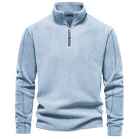 ROMAN - Warmer Herren Langarm-Pullover in Blau