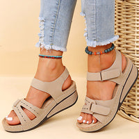 Valerie | Fußgewölbestütze Leicht Sandalen in Beige
