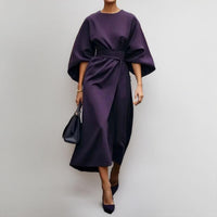 Katrina | Maxikleid mit Kimonoärmeln in Lila