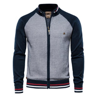 Felix | Eleganter Pullover mit lässigem Schnitt für Herren in Blau
