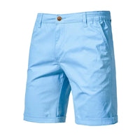 Oscar | Premium maßgeschneiderte Shorts – Raffinierter Komfort und zeitloser Stil in Himmelblau