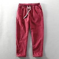 Boby - Drawstring-Sommerhosen in Rot
