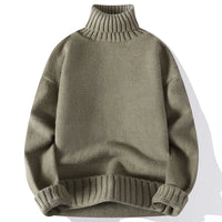 Harry | Rollkragenpullover in Grün