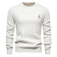 Moritz | Warmer Herrenpullover aus weichem Strick in Weiß