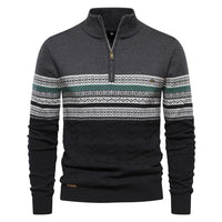 Herrenpullover mit Rundhalsausschnitt - PHILIP in Dunkelgrau