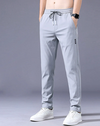 Adam™ | Premium Stretch-Hose in Hellgrau