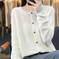 Leonie | Merinowoll-Cardigans in Weiß