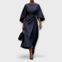 Luna™ - Bauchbedeckendes Kleid in Dunkelblau