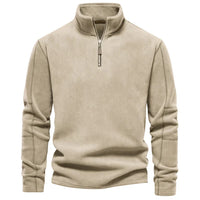 ROMAN - Warmer Herren Langarm-Pullover in Beige