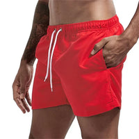 Jude | Luxe schnelltrocknende Badeshorts – Leicht, atmungsaktiv und schnell ausverkauft in Rot