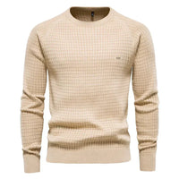 Falk | Pullover mit Karomuster in Kaki