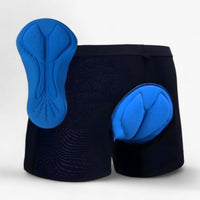 SeatCloud Gepolsterte Motorrad-Fahrshorts in Blau