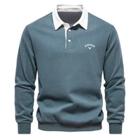 Aron | Golf Polo Pullover in Grün