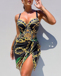 Yolanda | Push-Up Badeanzug in Schwarz