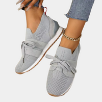 Lira™ – Orthopädische Komfort-Sneaker für den Alltag in Grau