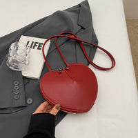 Stilvolle Damen-Schultertasche aus funktionalem, hochwertigem Material in Rot (Nur noch 4 auf Lager)