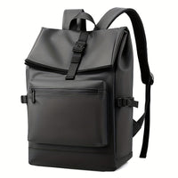 Stilvoller Herren-Outdoor-Rucksack aus leichtem Nylon in grau