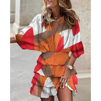 Marzia | Elegantes Sommerkleid in Geometrische Muster