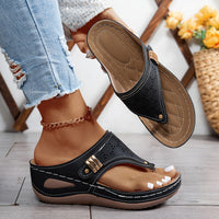 Wendy | Orthopädische Komfortsandale für den Sommer in Schwarz