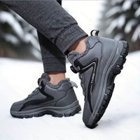 Lukas | Robuste Herren Schneestiefel für Wintertage in Grau