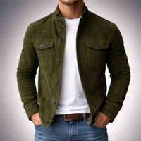 Wildlederjacke „Oltrarno“ in Verde