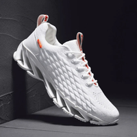 Herren Laufsneaker mit Schnürverschluss in Weiß