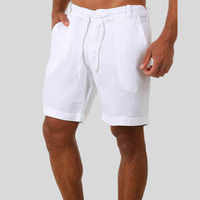 Matteo | Herren Bermuda Shorts Regular Fit Kordelzug in Weiß
