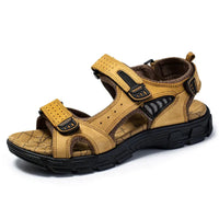 Damen Sandalen Riemen Verstellbarem Verschluss in Kamel
