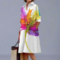 Damen Müheloses Sommerkleid in Weiß