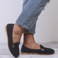 Carola | Damen Leichte Ballerinas Gummisohle – Federleichte Ballerinas Sommer 2026 in Schwarz